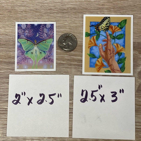 2 small butterfly stickers ✨🦋✨ - Picture 5 of 5